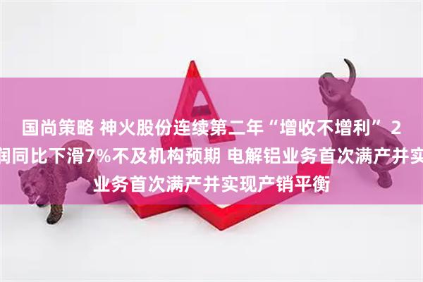 国尚策略 神火股份连续第二年“增收不增利” 2025年净利润同比下滑7%不及机构预期 电解铝业务首次满产并实现产销平衡